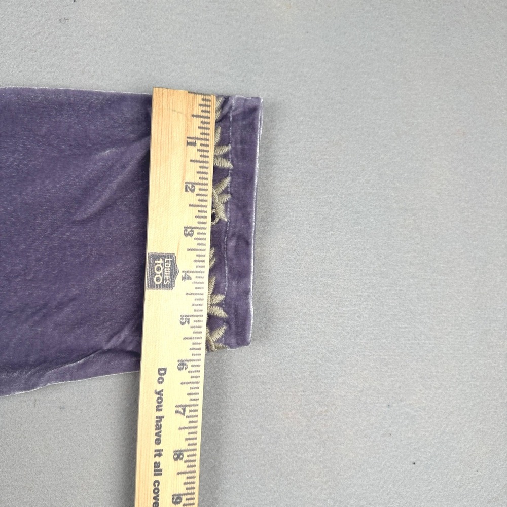New Time for Me Velvet Embroidered Kimono Cardigan Women 2X Light Purple - Picture 12 of 12